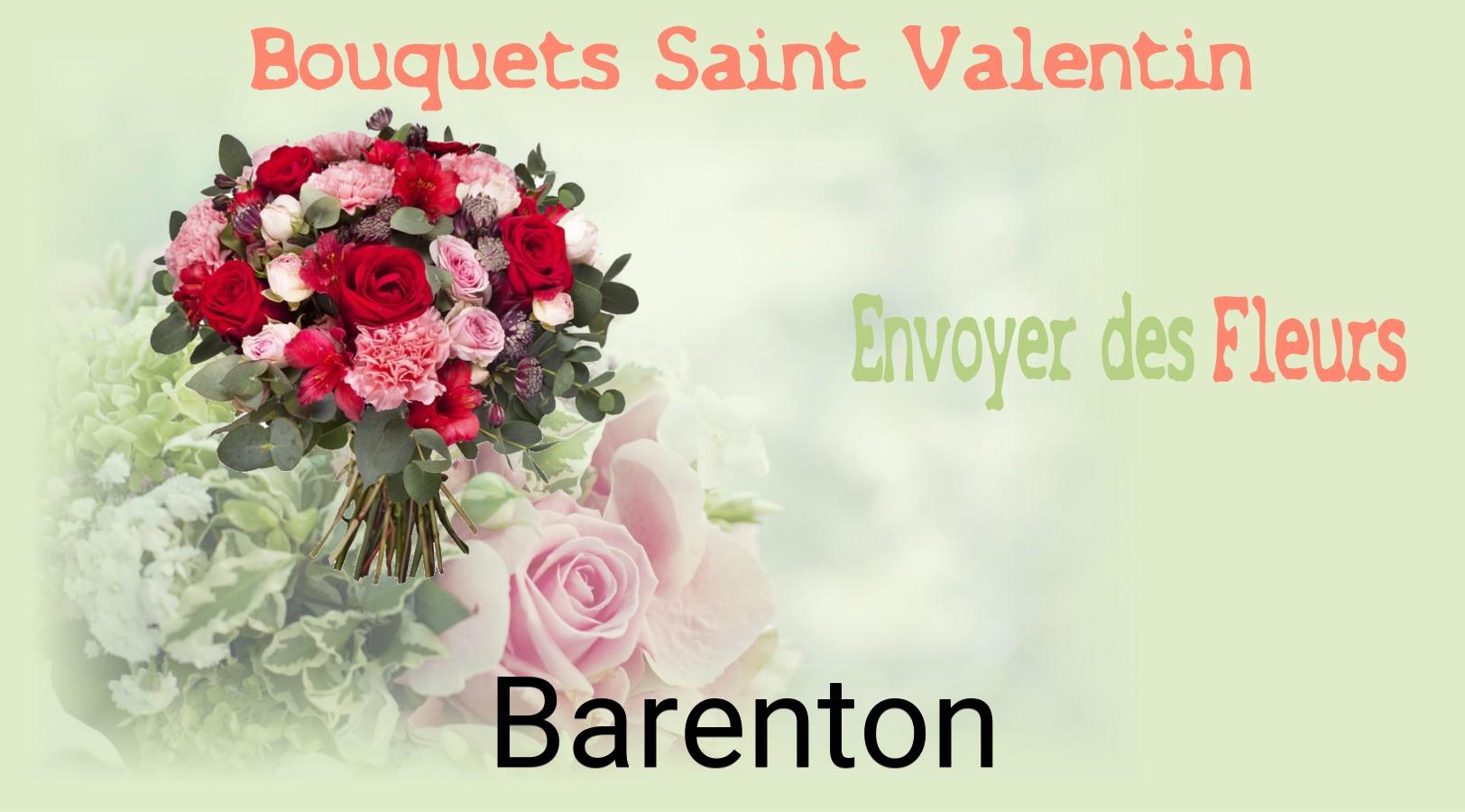 Roses de Saint-Valentin livrées à Barenton